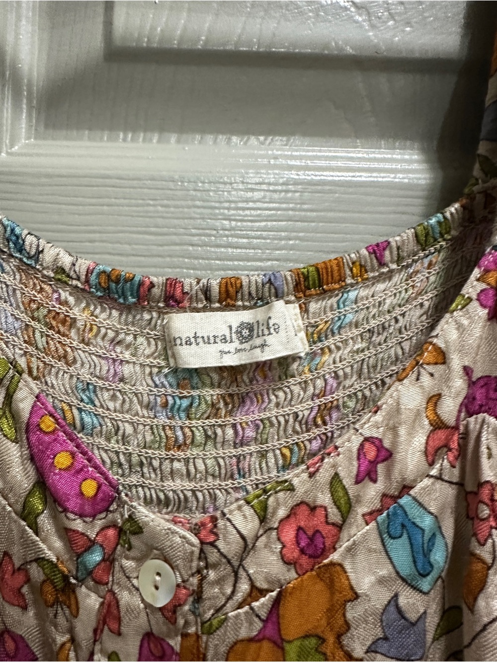 Natural Life Floral Button Down Maxi Dress - Picture 3 of 7